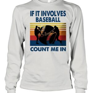 Vintage If It Involves Baseball Count Me In Tank Top shirt Vintage If It Involves Baseball Count Me In Tank Top shirt