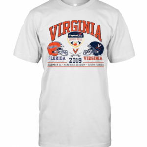 Virginia Florida Gator Vs Virginia Cavaliers 2019 Captain One Orange Bowl T-Shirt