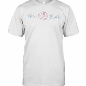 Volleyball And Calligraphy T-Shirt