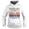 Volleyball moms bling it and their daughters bring it vintage retro shirt