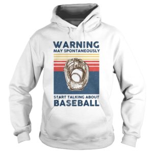 Warning may spontaneously start talking about baseball vintage retro shirt Warning may spontaneously start talking about baseball vintage retro shirt