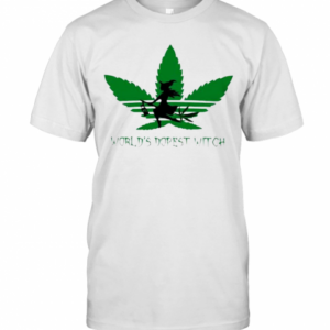 Weed Adidas Witch Worlds Dopest Witch T-Shirt