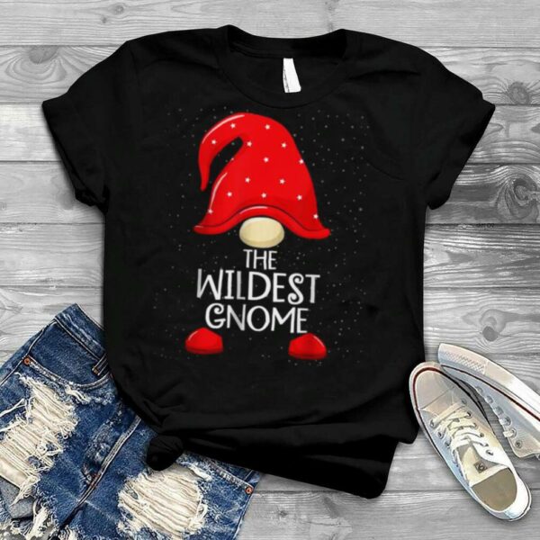 Wildest Gnome Matching Family Group Christmas Party Pajama Shirt