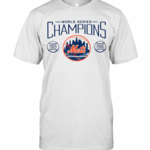 World Series Champions 1969 1986 New York Mets T-Shirt