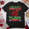 Xmas Santa This Is My Papillon Christmas Pajama T Shirt