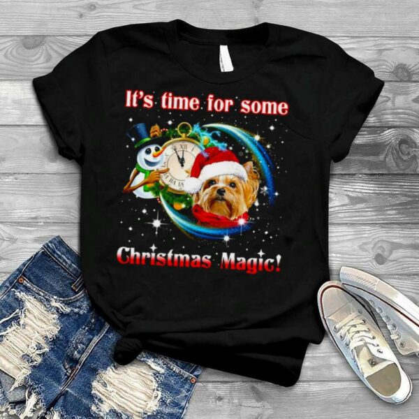 Yorkshire Terrier It’s Time For Some Christmas Magic Sweater T shirt