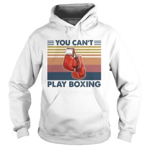 You cant play boxing vintage retro shirt