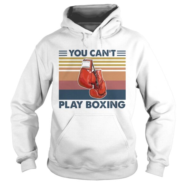 You cant play boxing vintage retro shirt