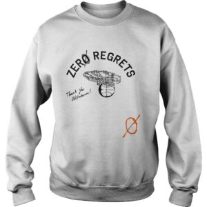 Zero ZerO Regrets Honoring Oklahoma Tee Shirt 3