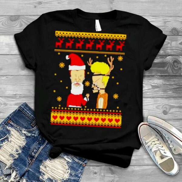 beavis and Butthead ugly Christmas shirt