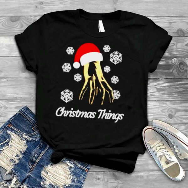 christmas Things with Santa hat shirt