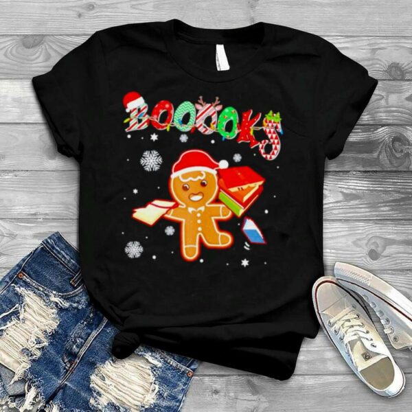 christmas gingerbread books shirt