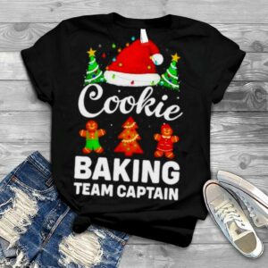 cookie baking team captain Christmas gingerbread shirt