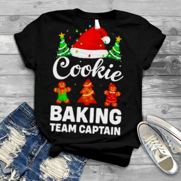 cookie baking team captain Christmas gingerbread shirt