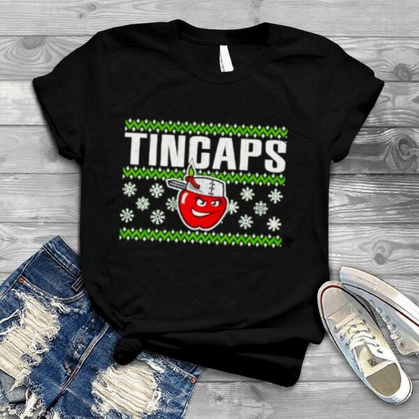 fort Wayne TinCaps snowflake ugly Christmas shirt