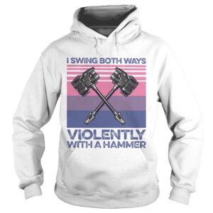 hammers I swing both ways violently with a bat vinatge shirt