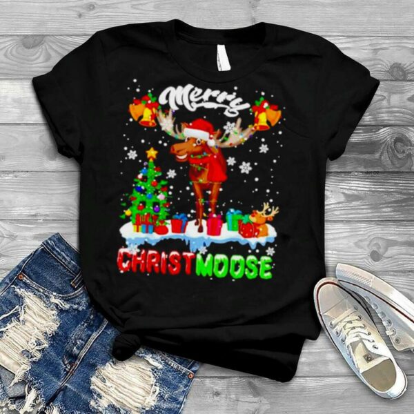 merry Christmoose Merry Christmas Santa Moose shirt