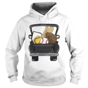softball baseball car shirt