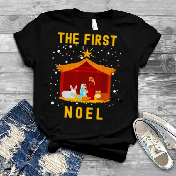 the first noel Christian Christmas shirt