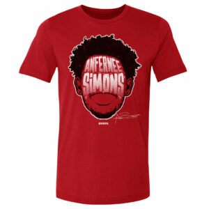 Anfernee Simons Portland Player Silhouette WHT