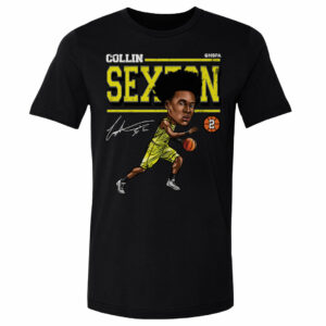 Collin Sexton Utah Cartoon WHT