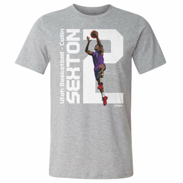 Collin Sexton Utah Vertical WHT