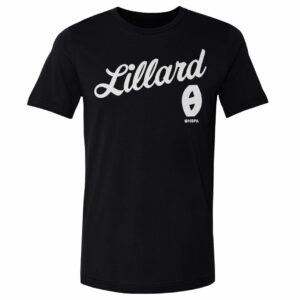 Damian Lillard Milwaukee Script WHT