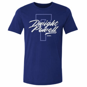 Dwight Powell Dallas Number Script WHT
