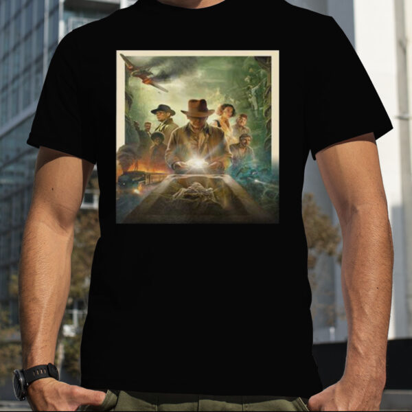 Indiana Jones Dial Of Destiny Exclusive Poster Movie 2023 Fan Gifts T Shirt