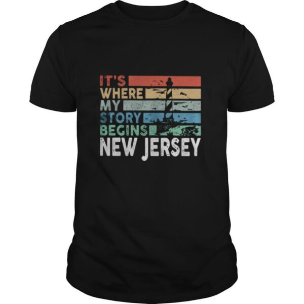 It’s where my story begins new jersey vintage retro shirt