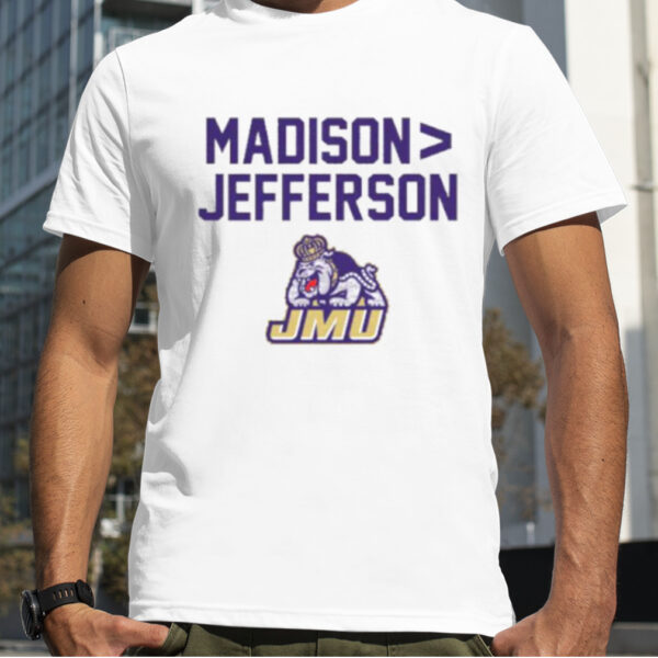 JMU football Madison Jefferson shirt