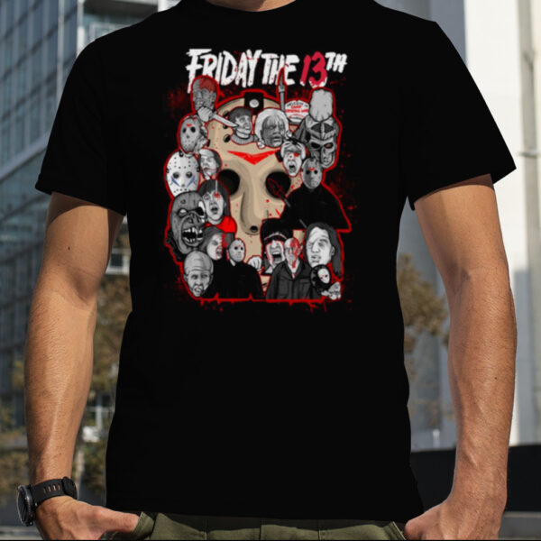 Jason Voorhees Collage Art Halloween Jason Voohrees shirt