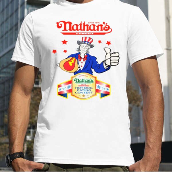 Joey Chestnut Nathans Hot Dog Shirt