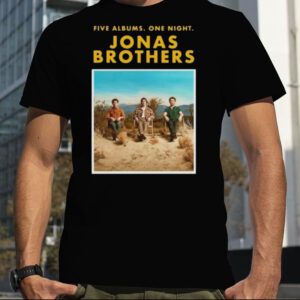 Jonas Brothers Five Albums One Night The Tour 2023 Shirt