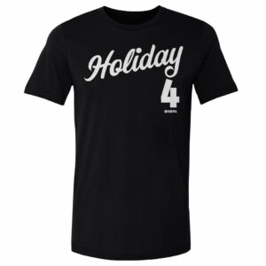 Jrue Holiday Boston Script WHT