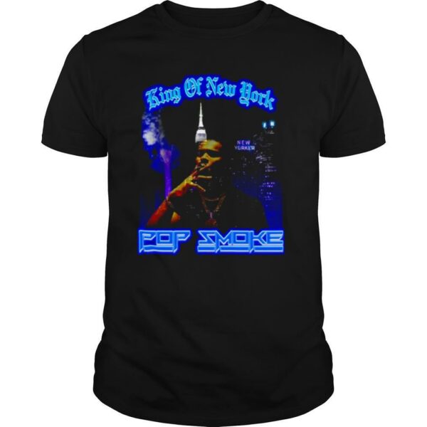 King Of New York Pop Smoke Black shirt