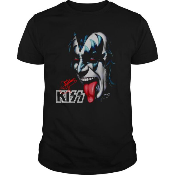 Kiss Band Face Signature shirt