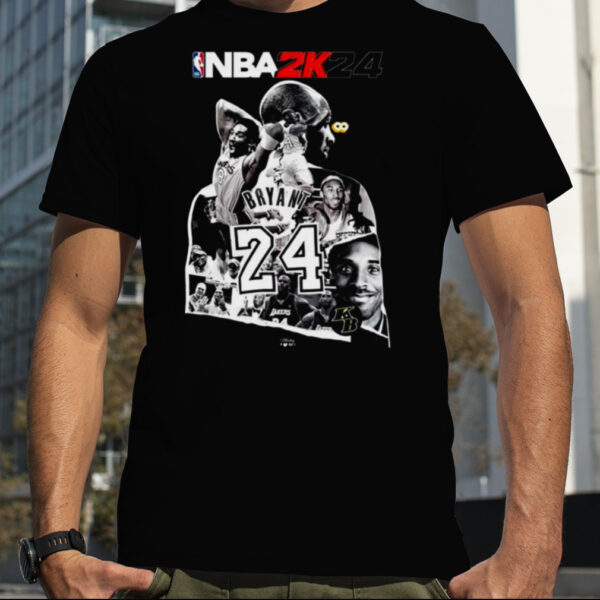 Kobe Bryant Number 24 NBA 2K24 Fan Gifts T Shirt