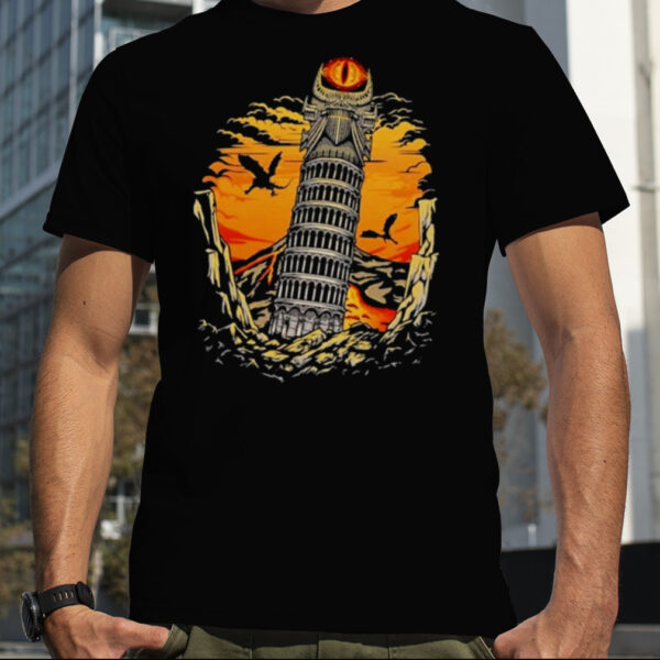 Leaning Dark Tower from Shirt