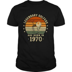 Legendary Golfers Are Born In 1970 50th Birthday Vintage shirt