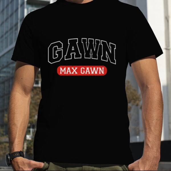 Logo Text Max Gawn shirt