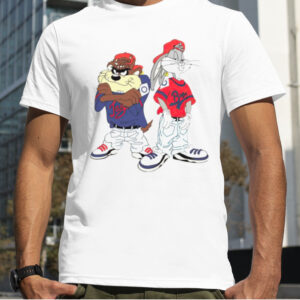 Looney Tunes Bugs Bunny and Tazmanian Devil Kris Kross shirt