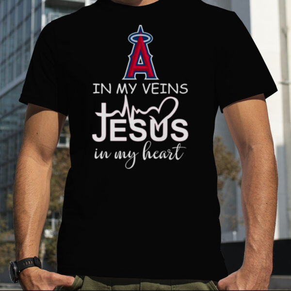 Los Angeles Angels Logo 2023 In My Veins Jesus In My