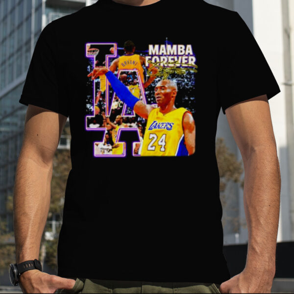 Los Angeles Lakers Kobe Bryant Mamba forever signature shirt