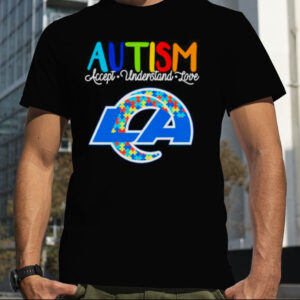 Los Angeles Rams NFL Autism Awareness Accept Understand love shirt