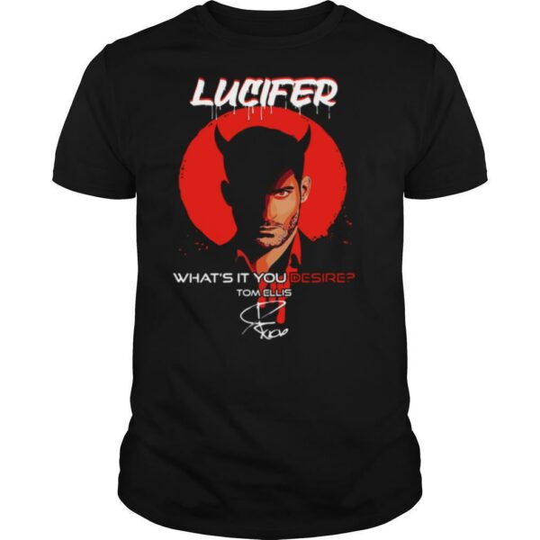 Lucifer What’s It You Desire Tom Ellis Signature Moonblood