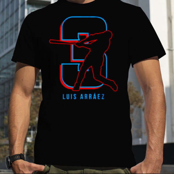 Luis Arraez 3 Miami Baseball shirt