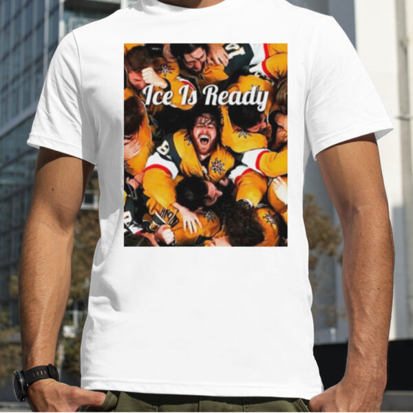 Marchy dog pile ice is ready shirt