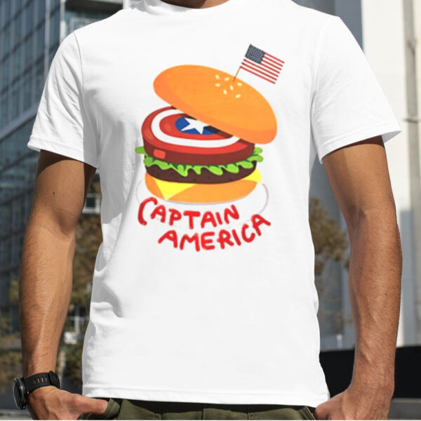 Marvel Captain America Burger shirt