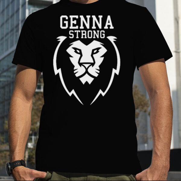 Mastroeni Wearing The Genna Strong Shirt